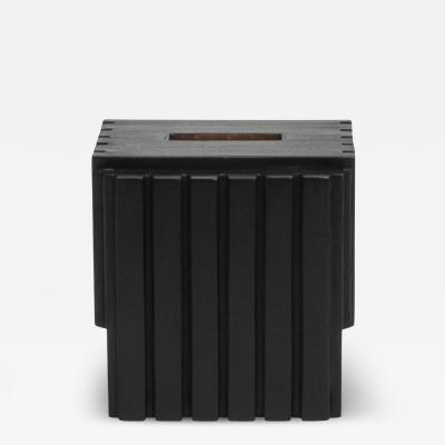  R Y Augousti Tissue Box in Black Oak by R Y Augousti