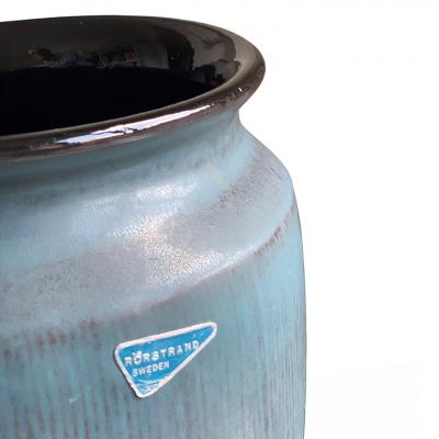  R rstrand Pair of Monumental Organic Modern Vases by Rorstrand