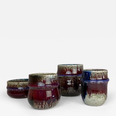  R rstrand Rorstrand Mid Century Modern Set of 4 Ceramic Pieces R rstrand Sylvia Leuchovius 1960s