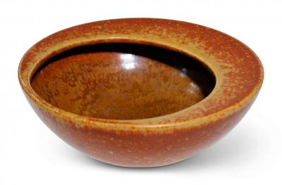  R rstrand Rorstrand Studio Bowl with Crescent Moon Design by Gunnar Nylund for Rorstrand