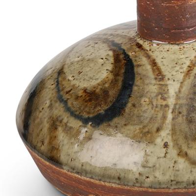  R rstrand Rorstrand Studio Brutalist Flask Vase by Bertil Lundgren