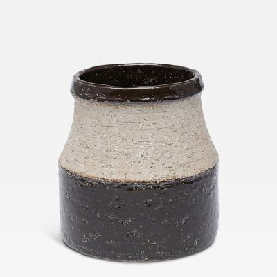  R rstrand Rorstrand Studio Brutalist Vase in Grog Stoneware by Hertha Bengtson for R rstrand