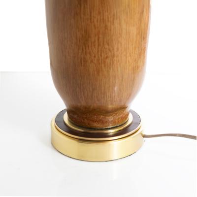  R rstrand Rorstrand Studio CARL HARRY STALHANE HARES FUR GLAZE LAMP RORSTRAND SWEDEN
