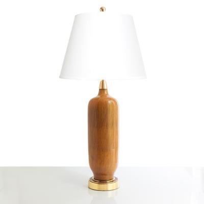  R rstrand Rorstrand Studio CARL HARRY STALHANE HARES FUR GLAZE LAMP RORSTRAND SWEDEN
