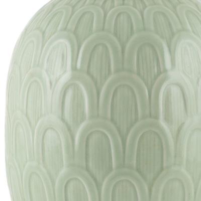  R rstrand Rorstrand Studio Classical Lidded Urn in Celadon Glaze by Gunnar Nylund