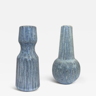  R rstrand Rorstrand Studio Duo of Vases by Gunnar Nylund for R rstrand