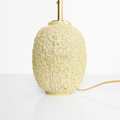  R rstrand Rorstrand Studio GUNNAR NYLUND RORSTRAND SCANDINAVIAN MODERN CERAMIC LUSTER GLAZED LAMP