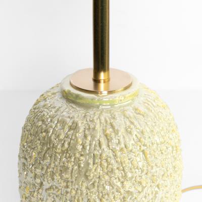 R rstrand Rorstrand Studio GUNNAR NYLUND RORSTRAND SCANDINAVIAN MODERN CERAMIC LUSTER GLAZED LAMP