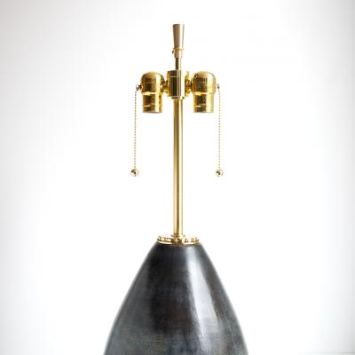  R rstrand Rorstrand Studio GUNNAR NYLUND SWEDISH MODERN LAMP WITH RORSTRAND CERAMIC BASE 