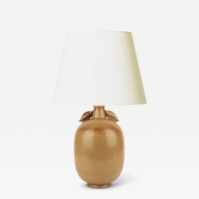  R rstrand Rorstrand Studio Lyrical Table Lamp with Fruit Form by Gunnar Nylund