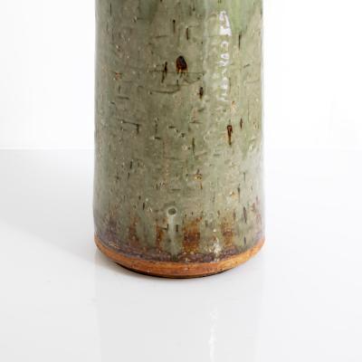  R rstrand Rorstrand Studio MARIANNE WESTMAN GLAZED CHAMOTTE STONEWARE LAMP from ATELJ R RSTRAND CA 1960