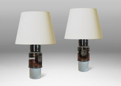  R rstrand Rorstrand Studio Pair of Brutalist Table Lamps by Inger Persson for R rstrand