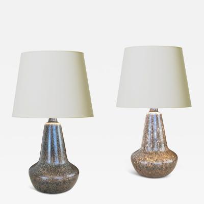  R rstrand Rorstrand Studio Pair of Table Lamps by Gunnar Nylund