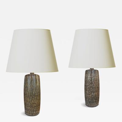  R rstrand Rorstrand Studio Pair of Table Lamps by Gunnar Nylund for R rstrand