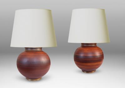  R rstrand Rorstrand Studio Pair of Table Lamps by Gunnar Nylund for R rstrand