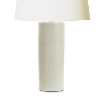  R rstrand Rorstrand Studio Pair of Table Lamps with Cloudy Reliefs by Olle Alberius