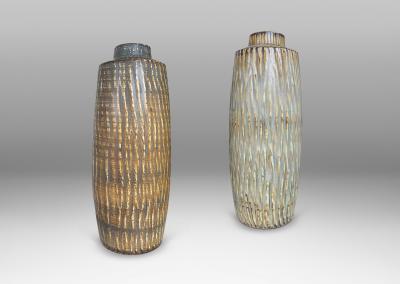 R rstrand Rorstrand Studio Pair of monumental vases by Gunnar Nylund for R rstrand