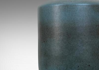  R rstrand Rorstrand Studio Table Lamp in Blue and Gray Brown by Gunnar Nylund