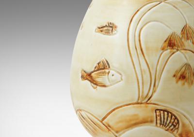  R rstrand Rorstrand Studio Vase by Gertrud L negren