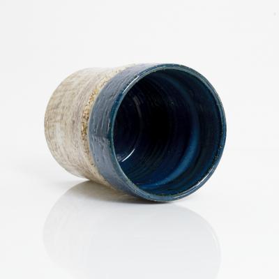  R rstrand Studio TWO SYLVIA LEUCHOVIOUS BLUE WHITE RORSTRAND STUDIO VASES