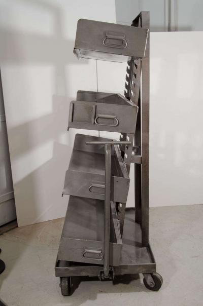  RACK Engineering RACK Engineering Industrial Bookcase with Wheels