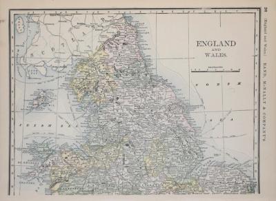  RAND MCNALLY COMPANY RAND MCNALLY COMPANY ENGLAND AND WALES