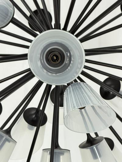  REMAINS LIGHTING 48 Arm Sputnik Chandelier by Remains Lighting Bronzed Finish American Modern