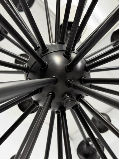  REMAINS LIGHTING 48 Arm Sputnik Chandelier by Remains Lighting Bronzed Finish American Modern