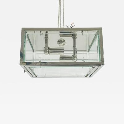  REMAINS LIGHTING Remains Lighting Cardea Polished Nickel Glass Flush Mount Ceiling Wall light