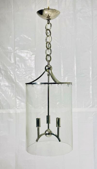  REMAINS LIGHTING Remains Lighting Minerva Lantern Light in Polished Nickel and Glass USA 2018