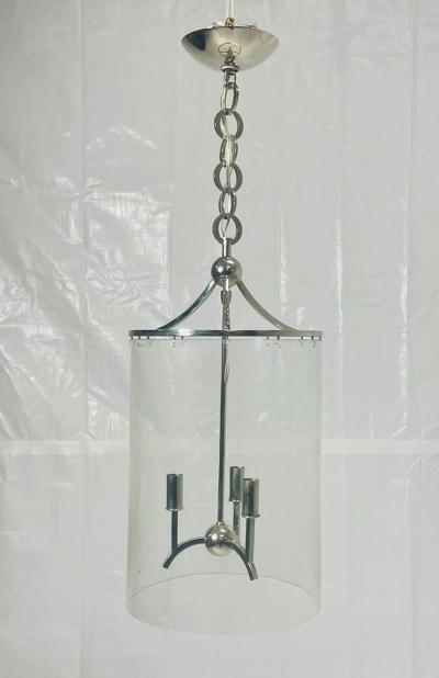 REMAINS LIGHTING Remains Lighting Minerva Lantern Light in Polished Nickel and Glass USA 2018