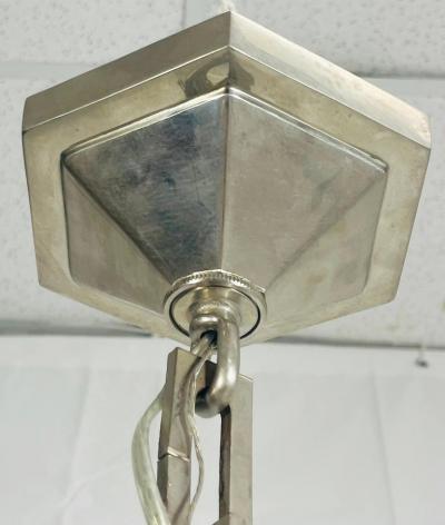  REMAINS LIGHTING Remains Lighting Philip Hexagonal Nickel Lantern Pendant Light American Light
