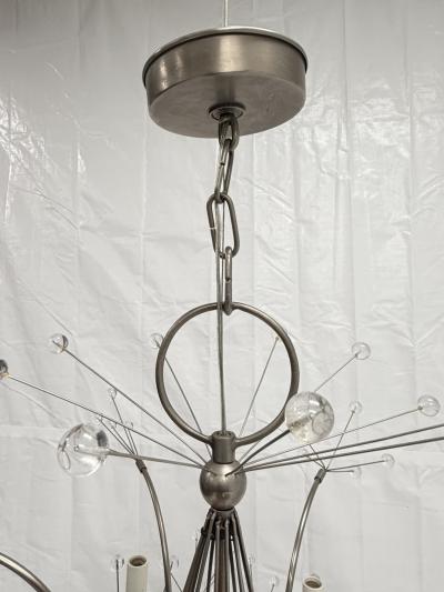  REMAINS LIGHTING Splashing Water 37 Chandelier in Pewter Acrylic by Remains Lighting