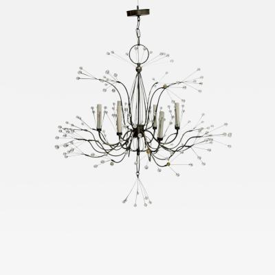  REMAINS LIGHTING Splashing Water 37 Chandelier in Pewter Acrylic by Remains Lighting