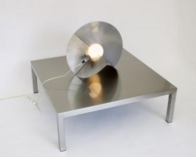  RINALDO CUTINI LUNA RINALDO CUTINI LUNA LAMP NEW ITALIAN DESIGN CIRCA 1970