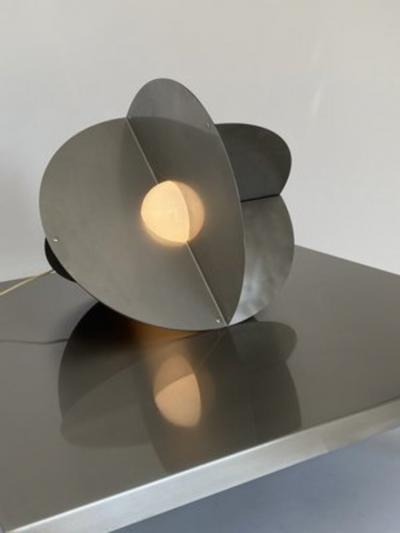 RINALDO CUTINI LUNA RINALDO CUTINI LUNA LAMP NEW ITALIAN DESIGN CIRCA 1970
