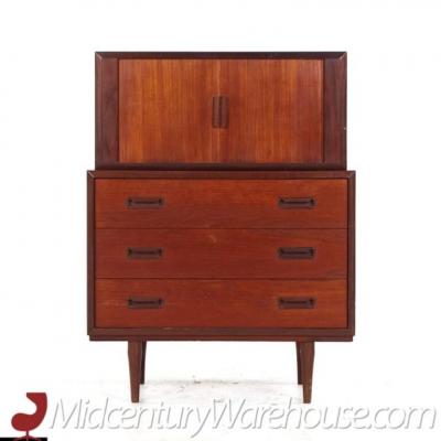  RS Associates RS Associates Mid Century Danish Teak Highboy Dresser