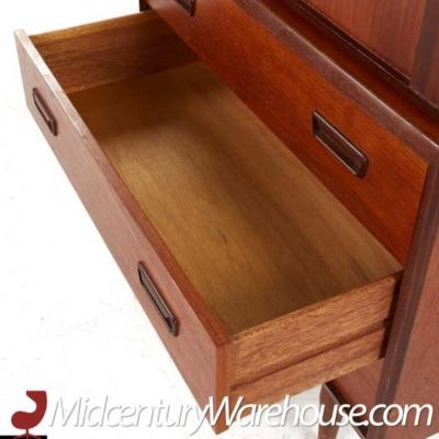  RS Associates RS Associates Mid Century Danish Teak Highboy Dresser