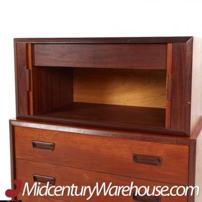  RS Associates RS Associates Mid Century Danish Teak Highboy Dresser