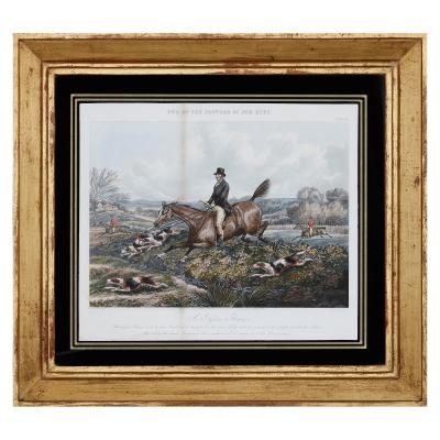  RUDOLPH ACKERMANN Set of six framed prints published by Rudolph Ackermann