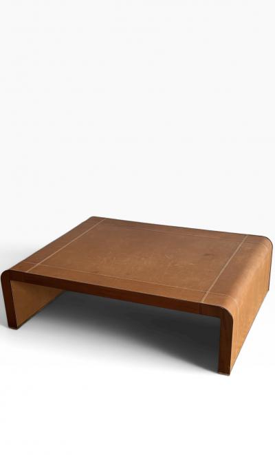  Ralph Lauren Large Ralph Lauren Leather Coffee Table