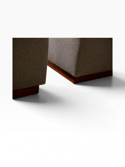  Ralph Lauren Pair of Modern Hollywood Ottomans by Ralph Lauren Home