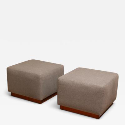  Ralph Lauren Pair of Modern Hollywood Ottomans by Ralph Lauren Home