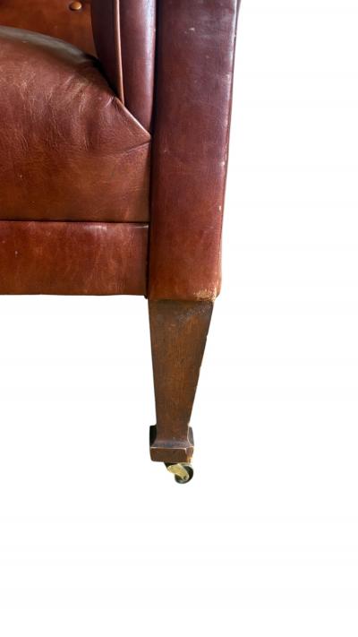  Ralph Lauren Pair of Ralph Lauren Leather Club Chairs