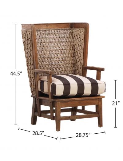  Ralph Lauren Pair of Rustic Orkney Chairs by Ralph Lauren