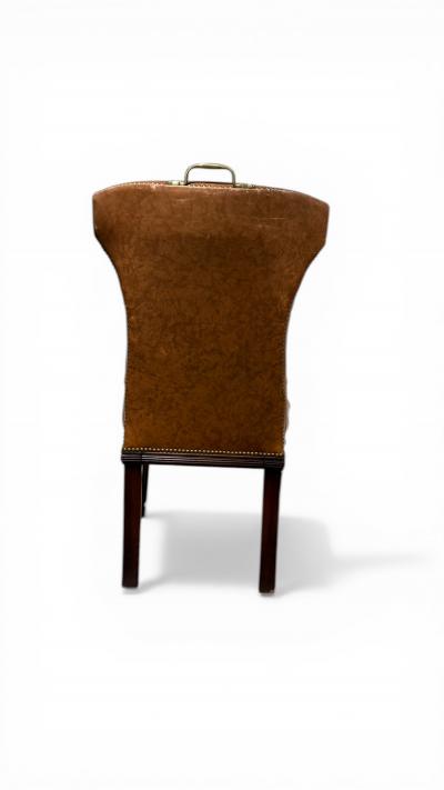 Ralph Lauren Ralph Lauren Tufted Brown Leather Desk Chair