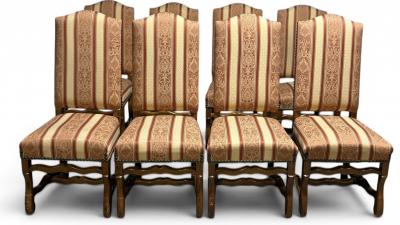  Ralph Lauren Set of 8 Ralph Lauren Louis XIV Dining Chairs
