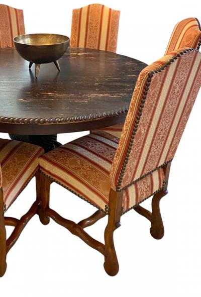  Ralph Lauren Set of 8 Ralph Lauren Louis XIV Dining Chairs
