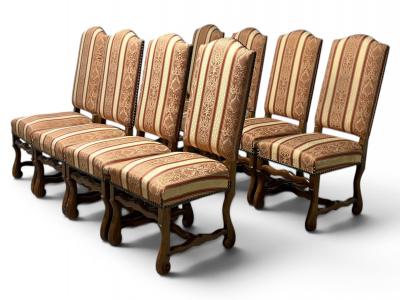  Ralph Lauren Set of 8 Ralph Lauren Louis XIV Dining Chairs