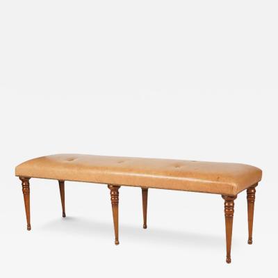  Randolph Hein Randolph Hein Leather Upholstered Bench